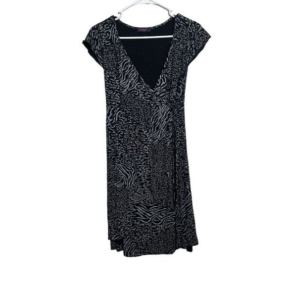 Fresh Produce Dress Women's XS Made In USA Wrap Short Sleeve V-Neck Cheeath - Picture 1 of 10